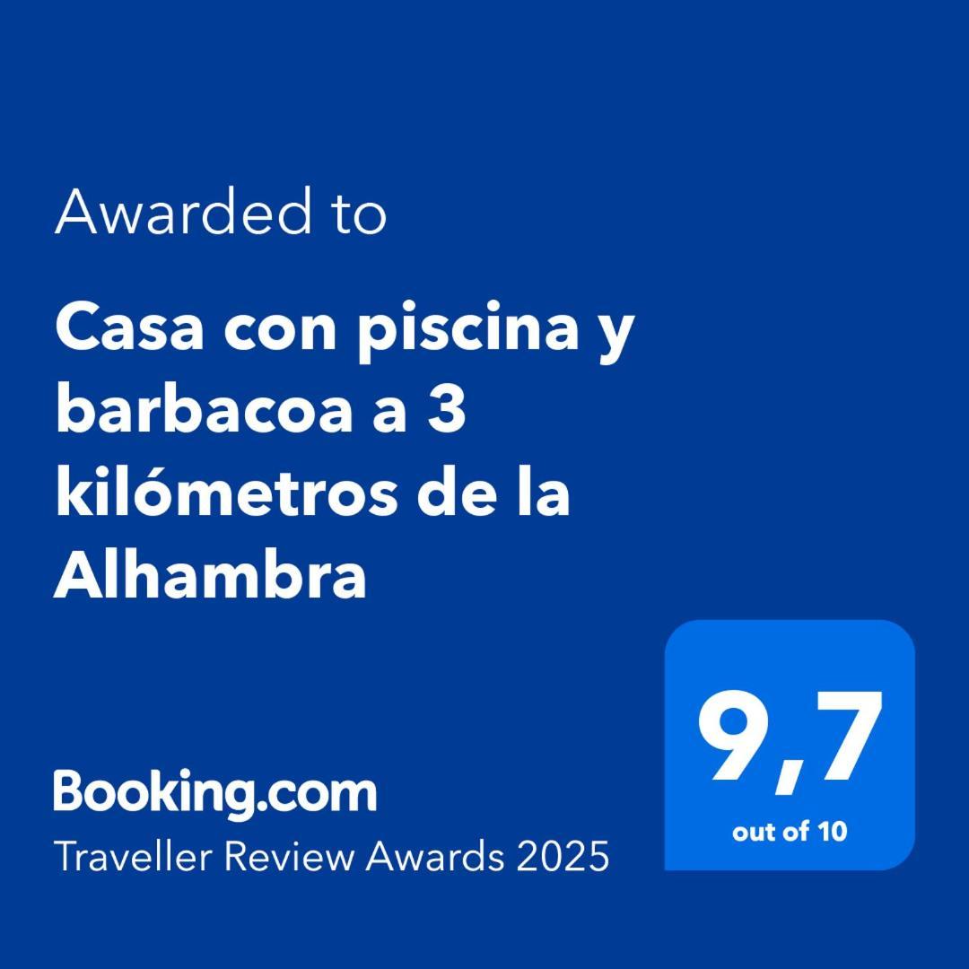 Villa Casa Con Piscina Y Barbacoa A 3 Kilometros De La Alhambra Huétor Vega Exterior foto